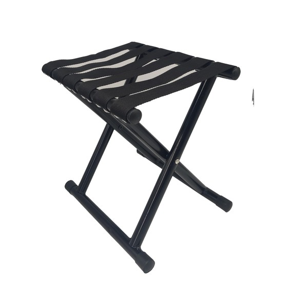 DAWNGHY Foldable Stool Outdoorsteel Barbecue Stool Portable Camping Stool Height