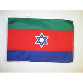 AZ FLAG - Flagge Bnei Menashe Von India - 45x30 cm Mit Kordel - Bnei Fahne 30 x 45 Cm - Flaggen