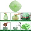 Biodegradable Trash Bags 4-6 Gallon, 100 Counts, Extra Thick Small