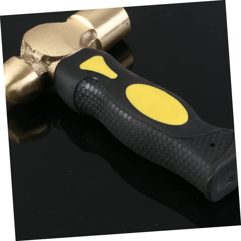 LALAFINA Mini Round Head Brass Hammer Stamping and Chiseling Tool