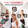 Yes4All - Mancuerna multifuncional de neopreno 3 en 1, con