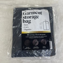 Say Ho Tum 60 Inch x 5 Inch Heavy Duty Garment Bag with Shoe Bag included