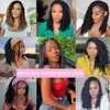 Unionbeauty 8PCS Boho Box Braids with Curly Ends Butterfly Bohemian