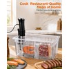 26 Quart Extra Large Sous Vide Container with Lid, Include