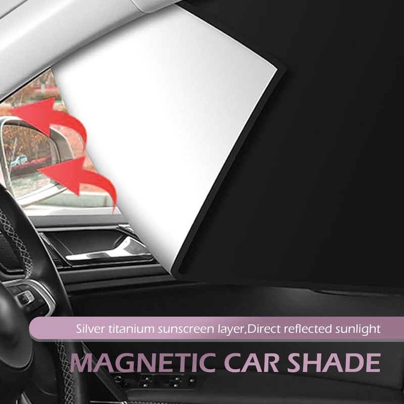 DACIRTY 4 PCS Side Window Windshield Sunshield, Full Shade Front