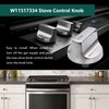W11517334 Stove Knobs Fit for Whirlpool Gas Range Parts Cooktop
