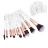 12pcs Portable Makeup Brush Set Eye Shadow Concealer Blusher Brush