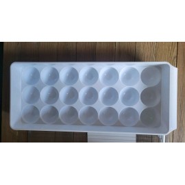 iDesign Egg Holder Refrigerator Organizer Bin Clear Plastic Storage Container 21 EGG