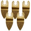 5 Pack - Carbide Finger Rasp Multi Tool Blades Cutter