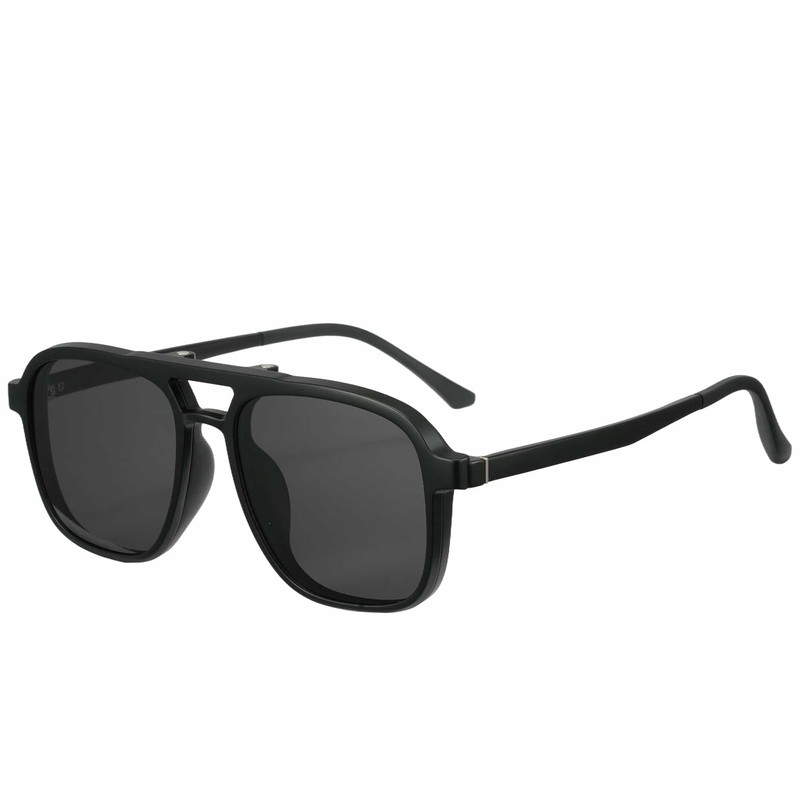Cyxus P1575 Magnetic Glasses, Glasses and Sunglasses, 2-Way Glass, Clip-On,