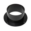 TiCoast Straight Pipe Flange Duct Connector Flange ABS Plastic Ventilation