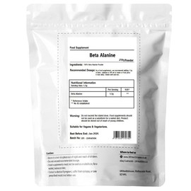 Pure Beta Alanine Powder 250g Pre Workout Muscle Pump Supplement Fatigue Stamina, Premium Beta Alanine Supplement for Strength & Endurance