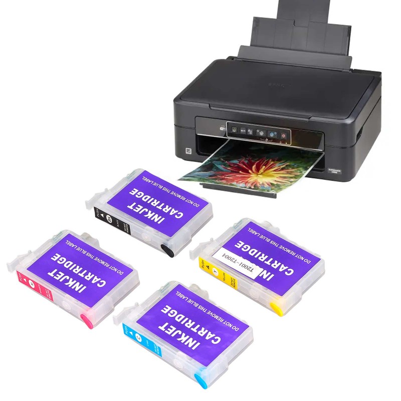 Refillable Ink Cartridge PP Cartridges Replacement for XP‑200 XP‑300 XP‑400