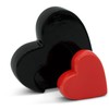FeinKnick Stylish Double Hearts for Decoration - Modern Decorative Ceramic
