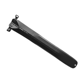 Fendor Bendor Unisex frs-3-blk voller Länge faltbar hinten Bike Mudguard Regular Fender Fixie, Road, Kreuz, Schwarz, One size
