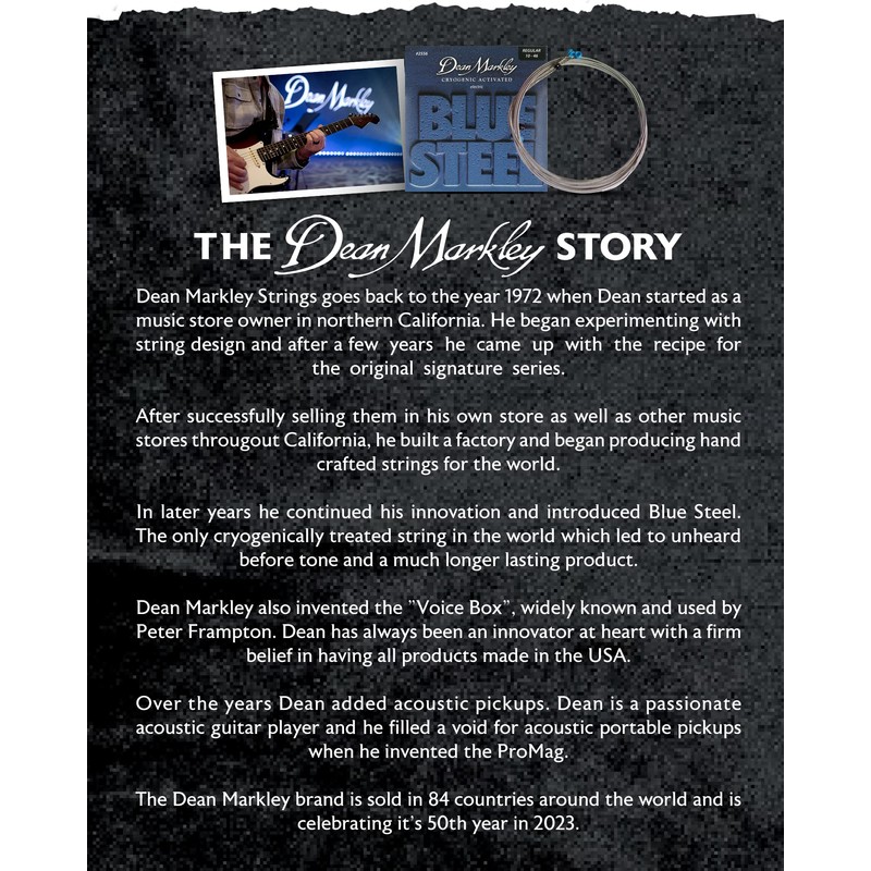 Dean Markley 2556 010 - .046 Blue Steel Electric Regular