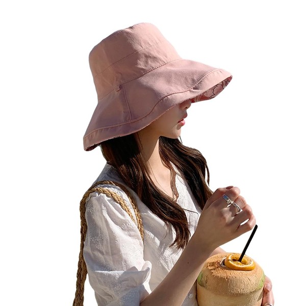 Karsaer G0079 Women's Hat, Spring and Summer, UV Protection, Reversible,