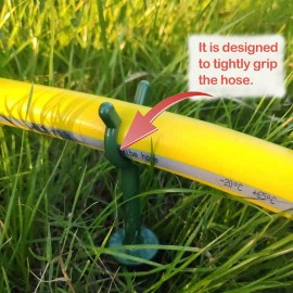 BAOLONG Garden Hose Guide Stake Hose Holder Lawn Saver Hose Support Set of 10 for Lawn/G