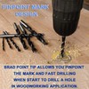 Brad Point Drill Bits - 8 Pcs 3-10mm Spur Point