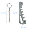 Glasses Tightening Kit, Eyeglass Frame Adjustment Tool with 3-in-1 Screwdriver,