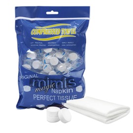 ChaneeHann Komprimierte Handtücher und Mini Handtücher aus Baumwolle 100 Stück für Gesichtsreinigung