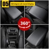 AOMSAZTO Black Leather Armrest Covers for Grand Cherokee 2011-2021 Jeep