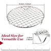 Steamer Rack-Stainless Steel Round Steam Rack Compatible with Instant Pot,