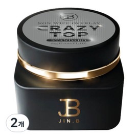 Jinbee Crazy Non-Wipe Top Gel Standard, 2 units, 25g / 진비 크레이지 논와이프 탑 젤 스탠다드, 2개, 25g