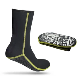 SLINX 3mm Neoprene Scuba Diving Socks Surfing Snorkeling Sock Water Sports Equipment (XL)