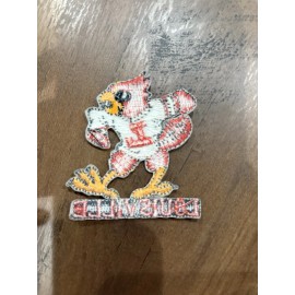 Vtg University of Louisville Cardinals Red Bird Embroidered Logo Patch