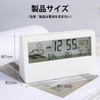PAVIKE Table Clock, Alarm Clock, Digital Clock, Temperature, Humidity, Thermometer/Hygrometer,
