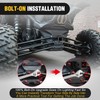 Nilight 2 Inch Rear Bumper Tow Trailer Hitch Receiver Kit