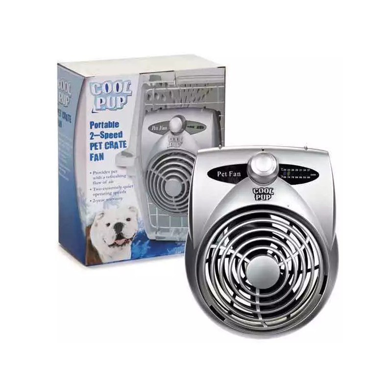Cool Pup Dog Crate Cooling Fan Pet Cage Two Hours