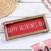Valentines Day Decorations-Happy Valentines Day Tabletop Sign -Wooden Farmhouse Sign