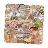 SM SunniMix 50Pcs Cute Sloth Stickers Waterproof Stickers Ornament Home