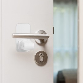 Pack of 2 child safety door lock inner door, multifunctional window lock, children, window, window lock. No screws or drilling are required for child lock