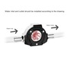 Generic Water Cooling Flow Meter Indicator, G1/4 Threaded 8 Impeller