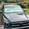 Unbranded For Toyota Tundra TRD Windshield Sun Shade Topographic Map