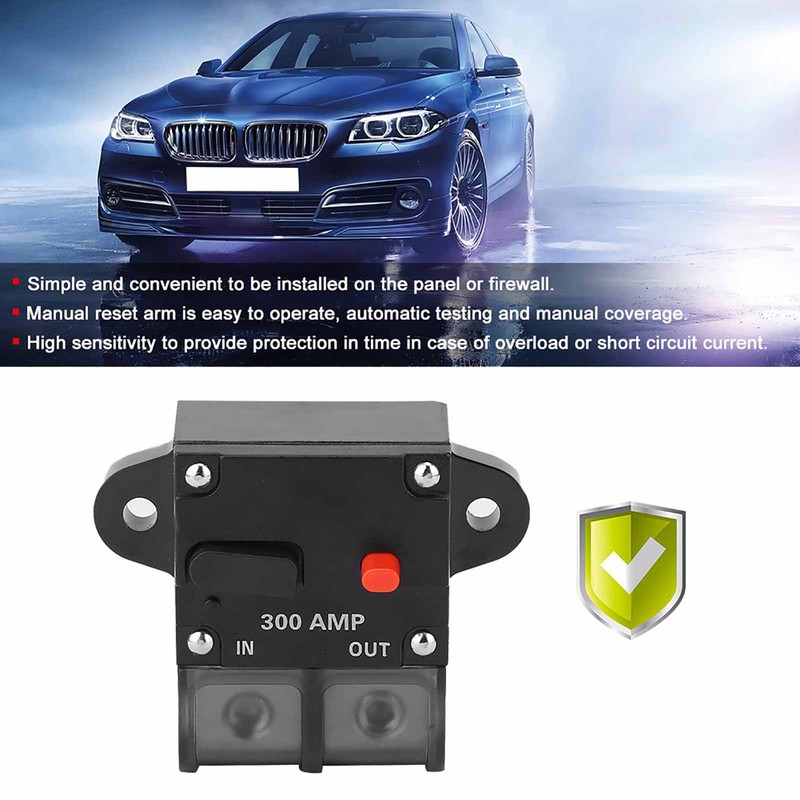 12-42 VDC Heavy Duty Car Auto reset Inline Circuit Breaker