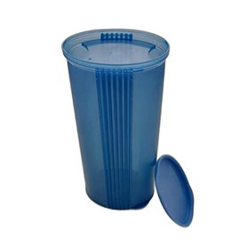 Tupperware Junge Welle Pasta Centre 1.6 L Dark Blue Spaghetti Tin Pasta Container