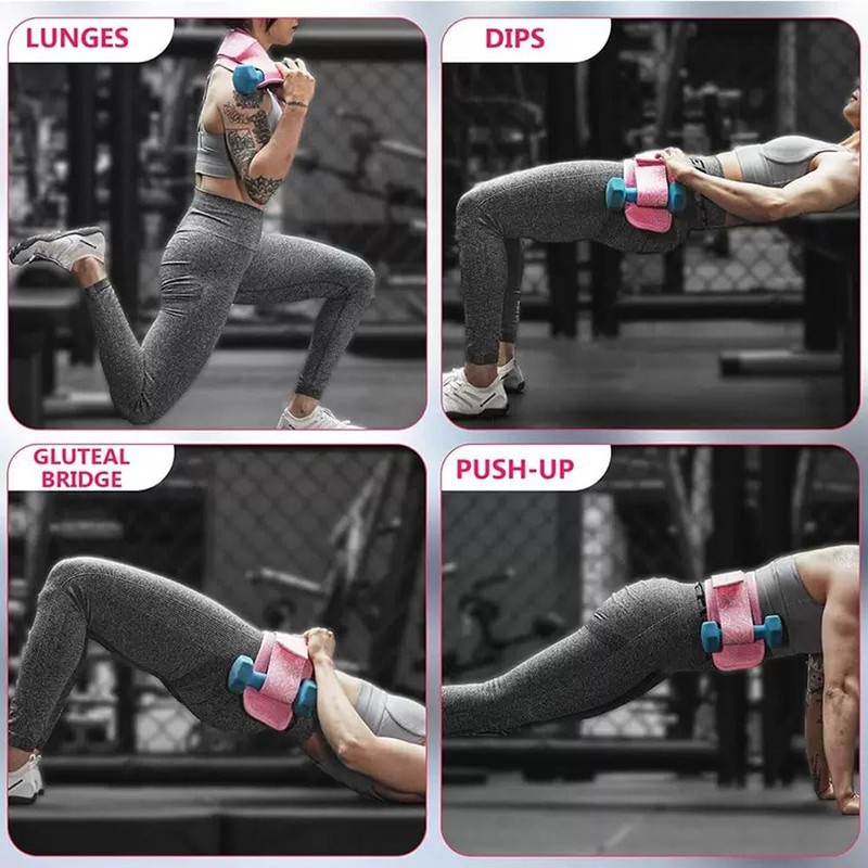 YHIXYUNAZ Adjustable Dumbbell Thrust Belt for Weighted Training- Hip Thrust