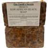 Our Earth's Secrets Raw African Black Soap, 1 lb.