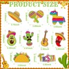 Pasimy 36 Sets Cinco De Mayo Suncatchers Craft Kits Mexican