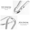 Sosoport 2pcs Indoor Carabiner Buckle Gym Pull Rod Buckle Safety