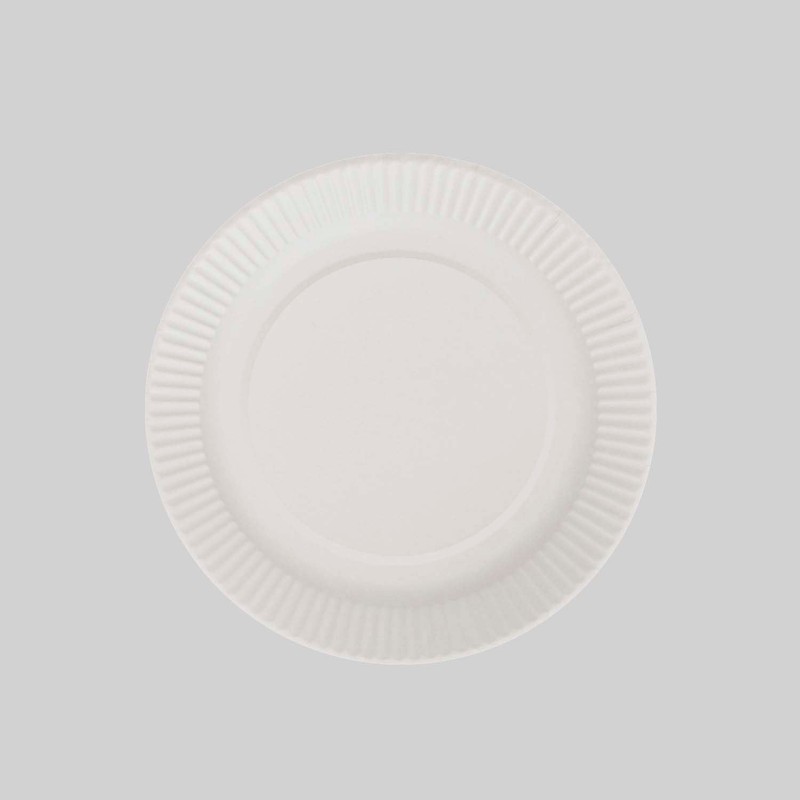 E-18120 Paperware Paper Plates, 7.1 inches (18 cm), Extra Pack,