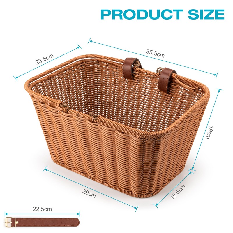 CXWXC Bike Basket - Durable Front Bicycle Bike Baskets