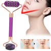 Facial Roller Tightening AntiAging Germanium Stones Facial Massage Jade Stone
