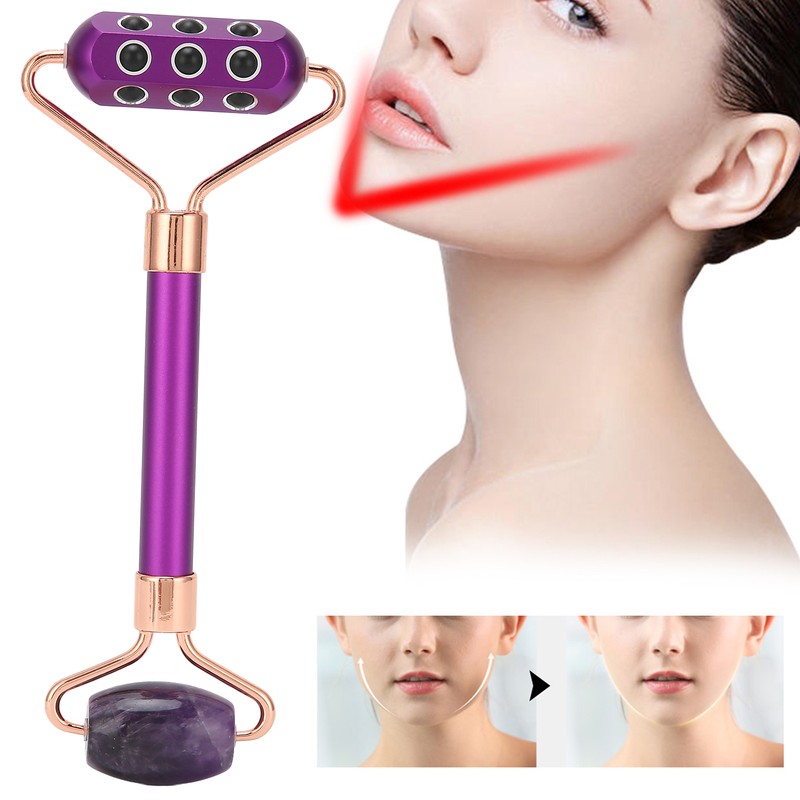 Facial Roller Tightening AntiAging Germanium Stones Facial Massage Jade Stone