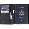 Travelon - Funda para pasaporte con bloqueo RFID, Negro -,