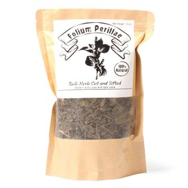 EidolonGreen [China Medicinal Herb] Perilla Frutescens (Perillae Folium/Zisuye/紫苏叶/자소엽) Dried Loose leaves (3 Ounce (Pack of 1))